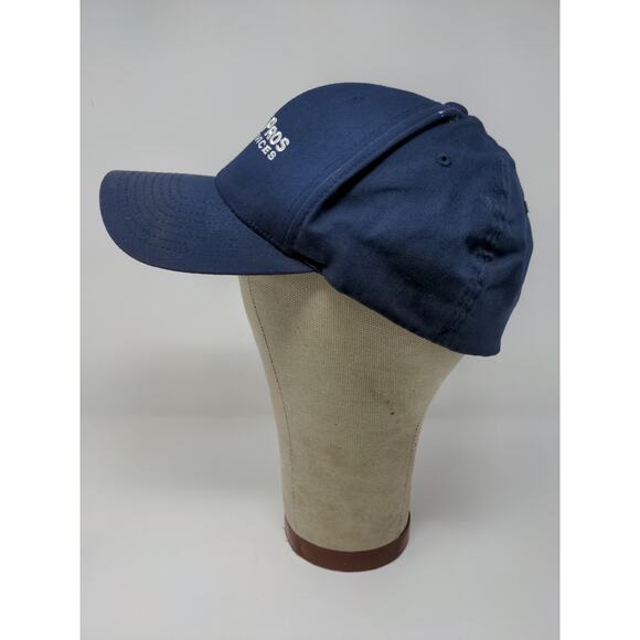 Rail Pros Port Authority FlexFit Hat Size L/XL BLue Embroidered Spell Out - Picture 4 of 9